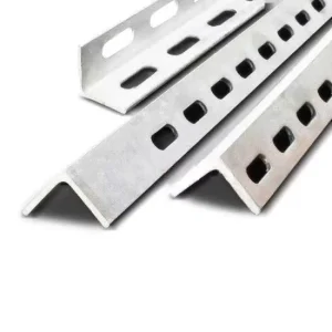 Hot Dipped Galvanized Perforated Angle Steel Q235B for Curtain Wall Bracket Factory Deep Processing