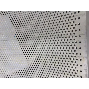 Hot Dipped Galvanized Perforated Metal Sheet Carbon Steel Punched Hole Plate Perforated Mesh for Stair Tread Machine Guard