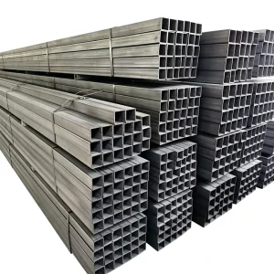 Hot Dipped Galvanized Rectangular Steel Tube 2.5” 4” ERW GI Square Pipe for Factory Workshop Frame Structure