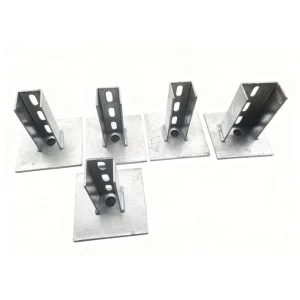 Hot Dipped Galvanized Steel Solar Panel Mounting Foundation Base Plate