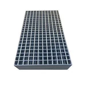 Hot Dipped Galvanized Steel Stainless Steel Grating Plate Stair Tread Anti Skid Plate Metal Mesh Grating Grill