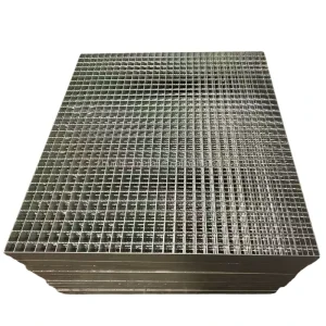 Hot Dipped Galvanized Zinc Coating Steel Grating Floor Platform Walkway Anti Corrosion For Office Building Projects