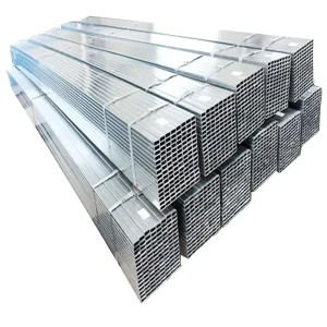 Hot Dipped Galvanized square Rectangular Hollow Section square Steel Pipe and Tube With Inventory