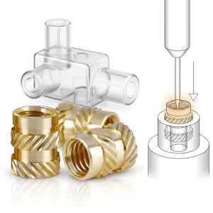 Hot Melt Insert Brass Threaded Inserts Heat Nut M1.2 M12 Class 4 CNC Machined Custom Nut Kit
