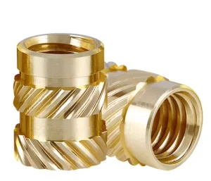 Hot Melt Stainless Steel Threaded Brass Insert Customized M4 Fully Threaded Nut Sleeve Pre Embedded Knurled Nut