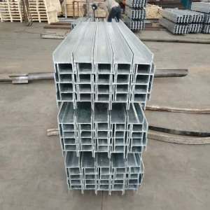 Hot Rolled Anti Corrosion Galvanized Non Alloy H Column Retaining Wall Steel I Beams Sleeper Walls with Welding Bending Cutting
