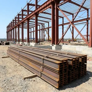 Hot Rolled Carbon Steel H Beam for Building Material Structural Steel H Beam on Stock