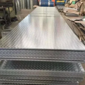 Hot Rolled Checkered 316L BA Surface Carbon Plate Tread Plate Construction Floor Anti Slip Step Platform Welding Cutting Bending