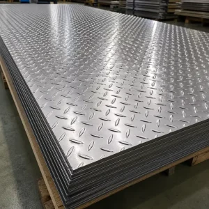 Hot Rolled Checkered 316L BA Surface Carbon Plate Tread Plate for Construction Floor Anti Slip Step Platform Cutting Bending Welding