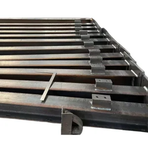 Hot Rolled Galvanized H-Shape Steel Column Prefabricated Welded Base Plate Fabrication Services