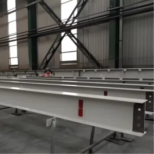 Hot Rolled H Beam Alloy Steel Columns for High Rise Buildings Q355B Q460 Grade Fireproof Coating Lightweight Welding Cutting