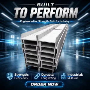 Hot Rolled H Section Steel Beam Galvanized Profile for Industrial Buildings Bridges Columns and Large Span Structures