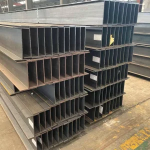 Hot Rolled Plate Welded H Beam Steel Component Direct From Fabrication Mill