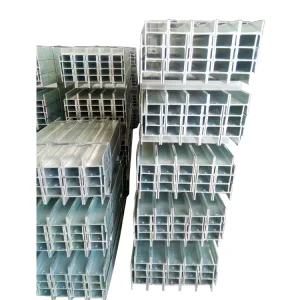 Hot Rolled Q235B Q355B Steel H Beams Hot Dipped Galvanized Structural Column ISO9001 Certified Welding Cutting Construction