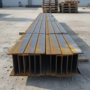 Hot Rolled Steel H Beam Wide Flange Beam Q235B High Durability with Welding for Warehouse Frame & Steel Structure Workshop