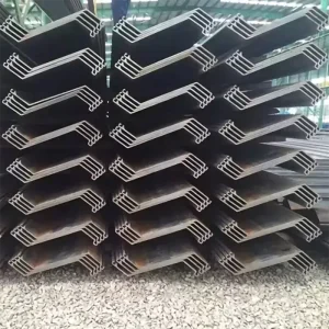 Hot Rolled Steel Sheet Pile for Retaining Wall Foundation Construction