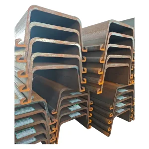 Hot Rolled Sy295 Sy390 Pu32 Pu 32 Larsen Sheet Piling Steel U And Z I Type Cold Rolled Steel Pile Steel Profile