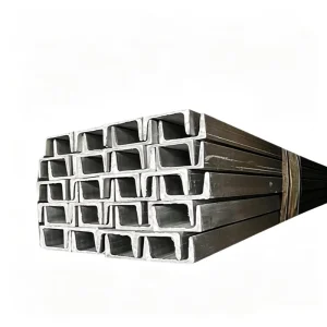 Hot Rolled U Channel Steel, ASTM Standard Carbon Steel Channel Bar for Engineering Construction