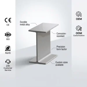 Hot Rolled Welded H Beam Steel ASTM A36 A50 A572 A992 JIS Q235B Q345 Construction Roofing Support Cutting Bending