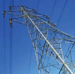 Hot dip Galvanized Angle Steel Lattice Tower for Power Line Distribution Transmission Pylon Electricity Accessory