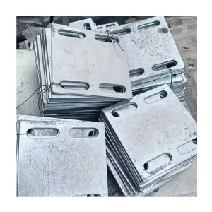 Hot-dip Galvanized Base Plate Embedded Steel Plate Carbon Steel Precast Concrete Accessories Plate
