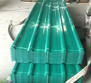 Hua Factory Direct Supply Full Hard 0.2 1mm Single Layer Corrugated PPGI Color Coated Steel Roof Sheet Galvanized Metal Roof