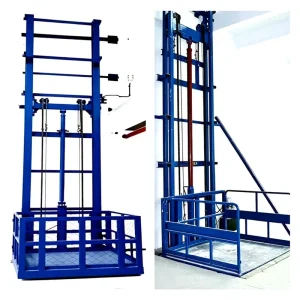 Hydraulic Cargo Lift 800kg 1000kg Maximum Capacity Increase 8m 15m Remote Control Multi Voltage for Home Warehouse