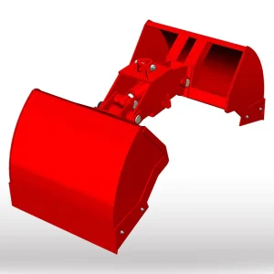Hydraulic Clamshell Bucket Grapple Strong Rotation for Excavator