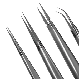 I2C 3D Precision Super Alloy Tweezers, Extra Hard Stainless Steel Tweezers NS-02 NS-03 NS-04 for Phone Motherboard Chip Repair