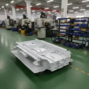 ISO 9001 Certified Heavy Duty Custom Welded Sheet Metal Chassis Base Powder Coated Equipment Bottom Frame Fabrication Parts