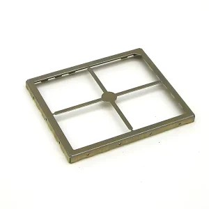 ISO Certified Factory Custom Metal Stamping Parts, Precision Stainless Steel Frame Bracket for Electronic Equipment Assembly