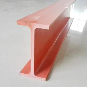 ISO Intertek Certified FRP I Beam Multi Color Fiberglass H Profile For Mine Salt Field Heavy Load Platform