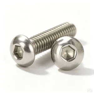 ISO7380 SUS304 Stainless Steel Flat Socket Button Head Screw Full Thread Fastener Metric Inch for Robot Equipment Assembly