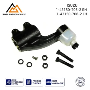 ISUZU GIGA CXG CXH CYG GYH Tie Rod End 1-43150-705-2RH 1-43150-706-2 LH Steering Ball Joint Heavy Truck Chassis Parts
