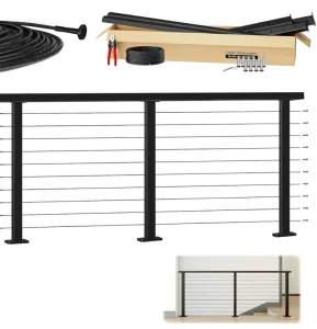 Indoor Inox 304 36″ Stair Cable Railing System