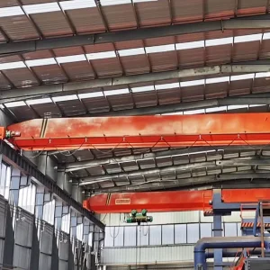Indoor & Outdoor 8 ton Single Beam Bridge Crane for Material Handling