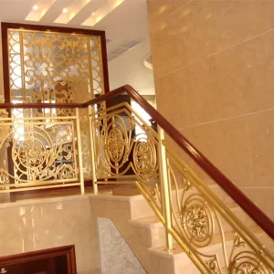 Indoor Stainless Steel and Steel Balcony Railing Handrail for Hotel and Villa Staircases