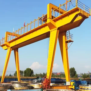 Industrial 12 Ton Double Beam Portal Crane for Factory Material Lifting