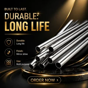 Industrial ASTM 2B 300 Series (316L/304) Stainless Steel Alloy Seamless Round Tube with Customizable Length