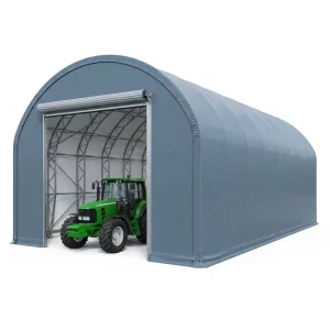 Industrial Agricultural Equipment Fabric Barn Warehouse Clear-Span Steel Frame Quick Install