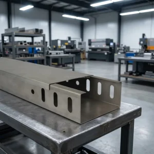 Industrial Anti-slip Stainless Steel 304/316 Grade Ventilated Cable Trough For Construction Cable Laying Walkways & Slopes