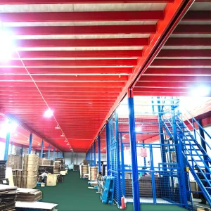 Industrial Attic Platform Electric Mobile Shelving Warehouse Storage Heavy Duty Selective RACK Mezzanine Floor Racking