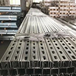 Industrial China Golden Supplier Welded Combination Type C Steel Pre-Galvanized 41x41mm Carbon Steel Stainless Steel Unistrut C