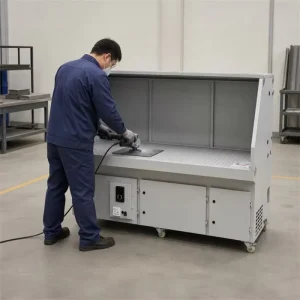 Industrial Downdraft Sanding Workbench Dust Extraction Grinding Station Heavy-Duty Metal Workshop Equipment