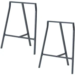 Industrial Durable Steel Crosscut Disassembly Removable Trestle Desk Metal Workstation Table Legs Table Frame