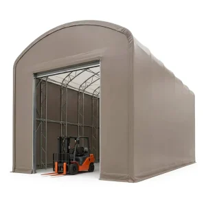 Industrial Fabrication Warehouse Clear Span High Bay Steel Membrane Building
