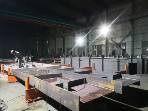 Industrial Factory Roof Truss Systems Pre-engineered Steel Components Welding Cutting Lightweight Waterproof for Cost-Effective