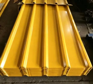 Industrial Grade AZ41 Z60 Color Coated SGCC Corrugated Steel Roof Panels Full Hard 0.2 1mm Thickness CE Cutting Model