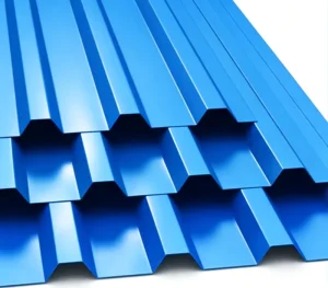 Industrial Grade AZ41~AZ60 Color Coated SGCC Corrugated Steel Roof Panels Full Hard 0.2-1mm Thickness Model Cutting