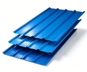 Industrial Grade AZ41~AZ60 Color Coated SGCC Corrugated Steel Roof Panels Full Hard 0.2-1mm Thickness Model Cutting